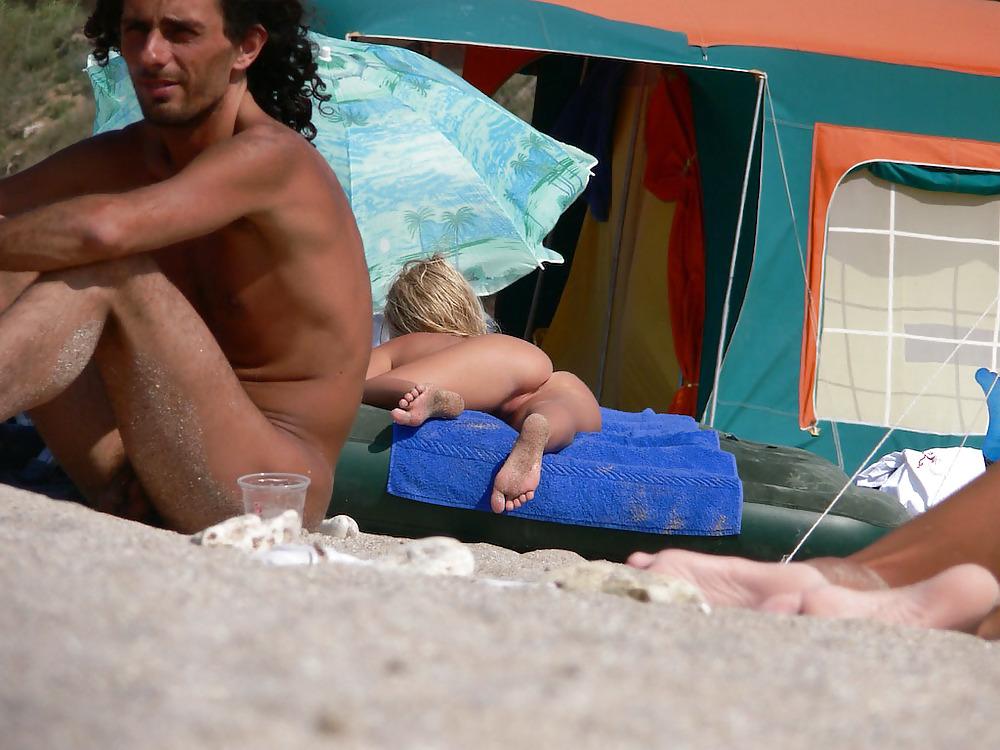 12P Beach Voyeur hot blonde pussy