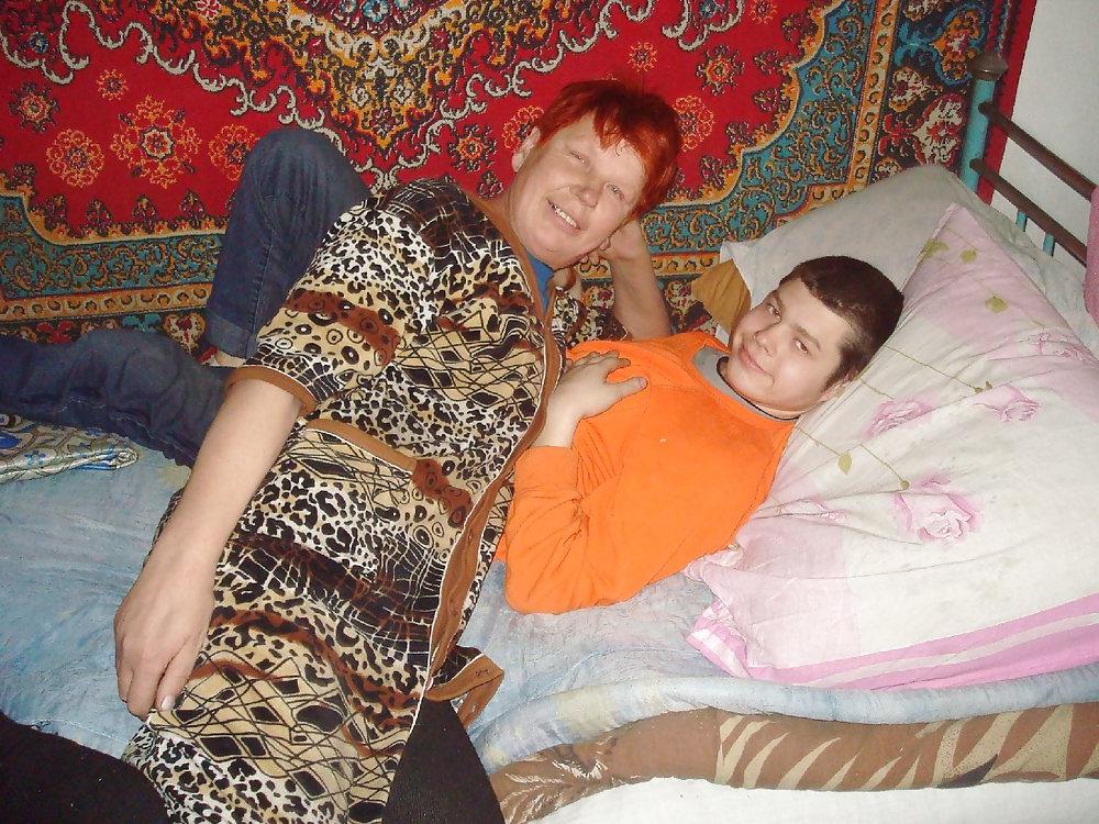 11P A woman and a young guy. Funny game!  