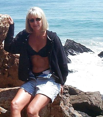 24P Sexy Mature Anne in a Beach Lingerie Show