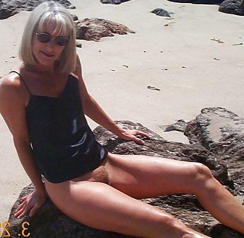 24P Sexy Mature Anne in a Beach Lingerie Show