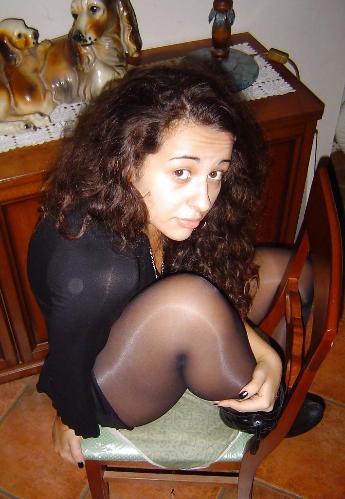 25P Nylon upskirt 28