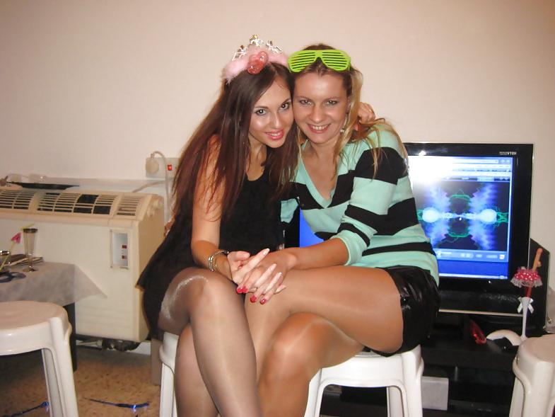 25P Nylon upskirt 36
