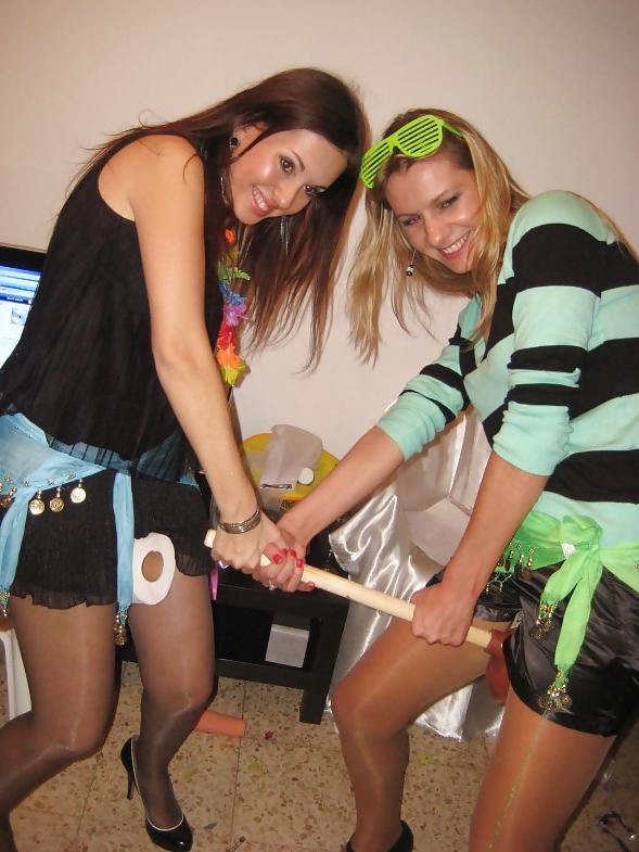 25P Nylon upskirt 36