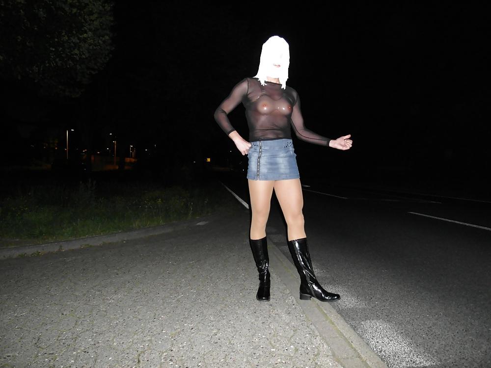 5P Nylon Hitchhiker Pantyhose Anhalter in Hannover sucht 