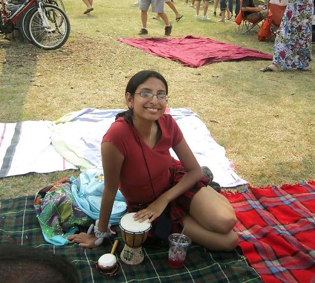 12P Indian girl at nudist beach