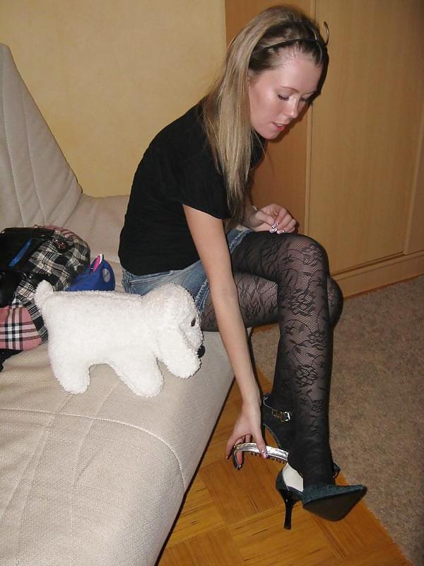 25P Nylon upskirt 31