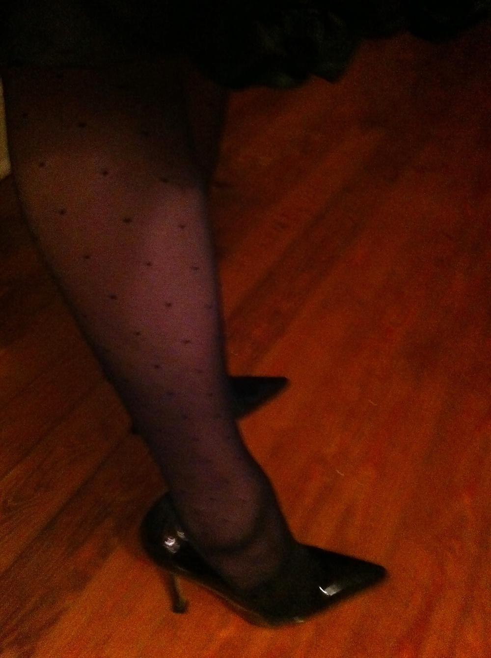 12P Sexy nylon wife