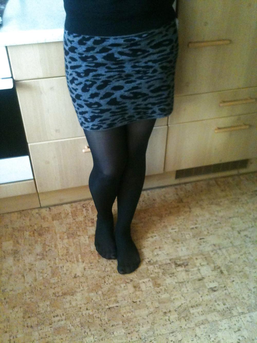 12P Sexy nylon wife