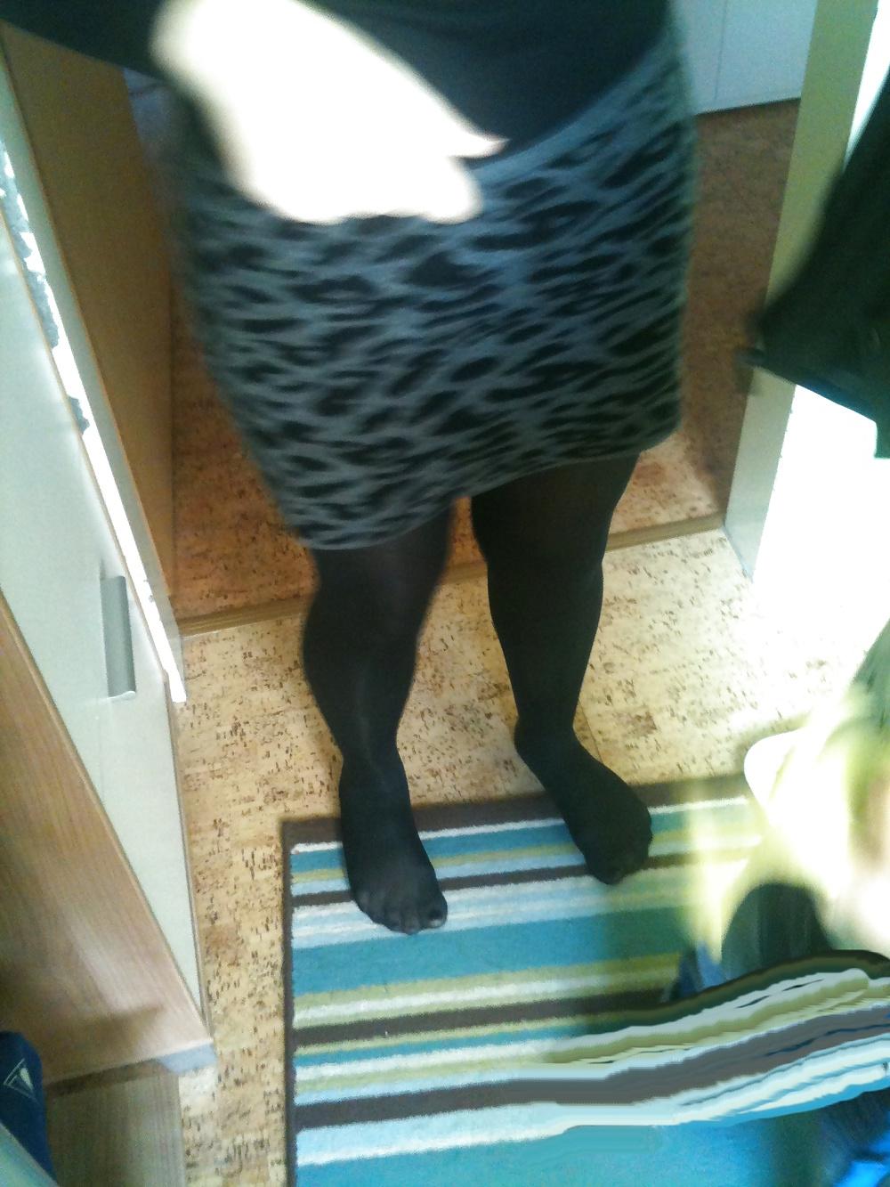 12P Sexy nylon wife