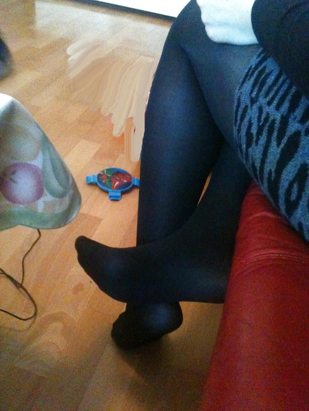 12P Sexy nylon wife