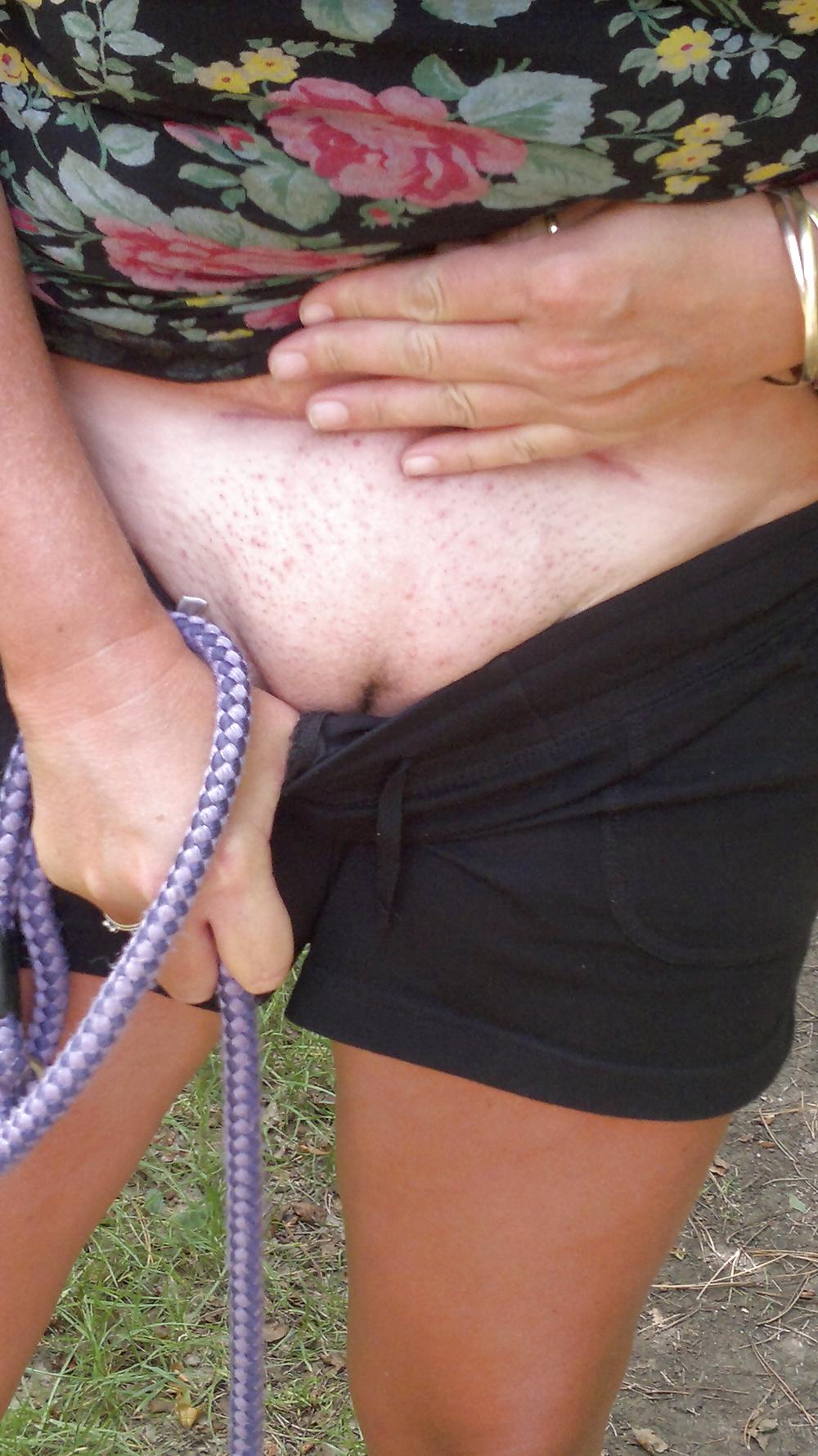 6P Wife flashing pussy