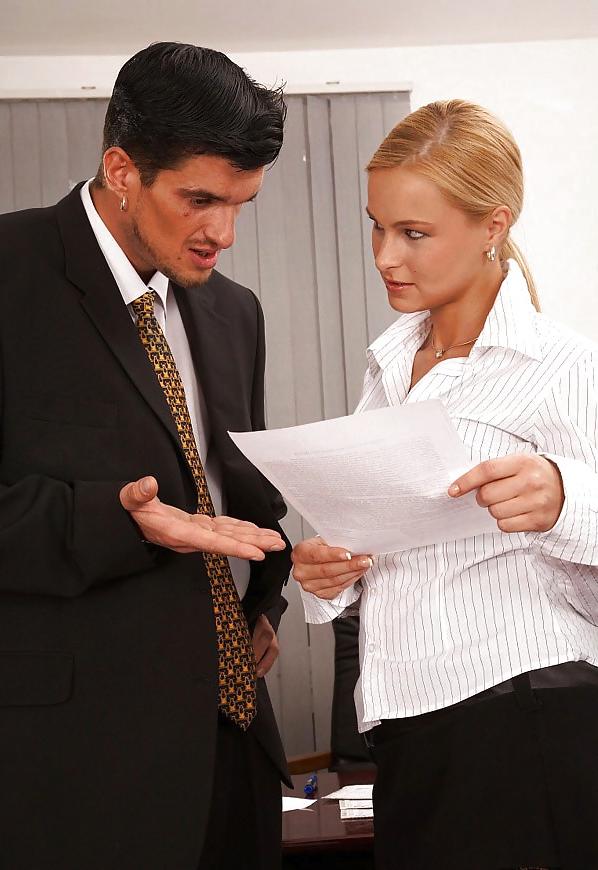 8P Hot secretary getting fucked at office