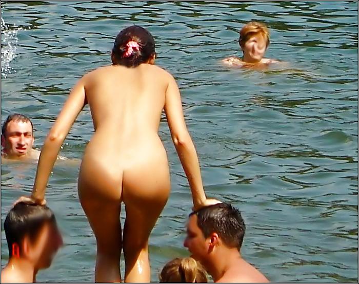 13P Nudist beach girls