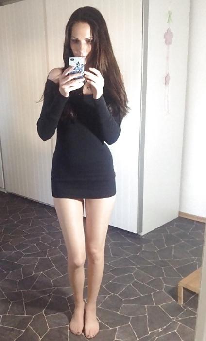 17P Sexy Nylon Leggings Girl 