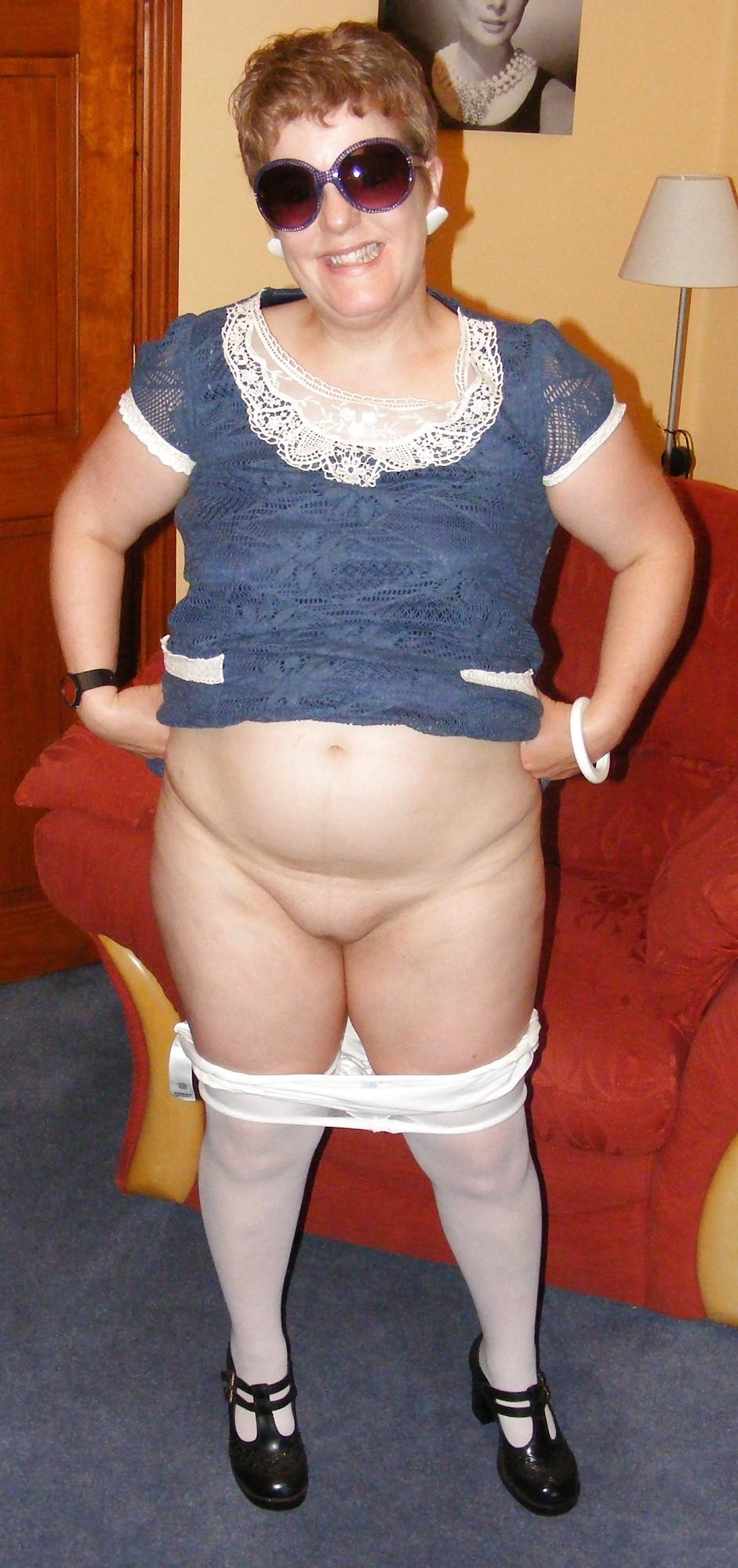 9P Slutty secretary in white knickers and white tights (Part 2)
