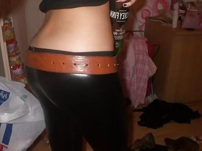 25P Sluts in Tight Black Pants, by Skull Fuck