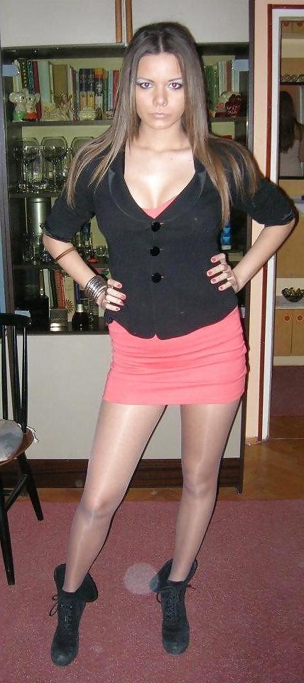 25P Nylon upskirt 43