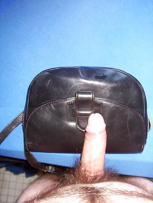 10P Fucking black leather purses