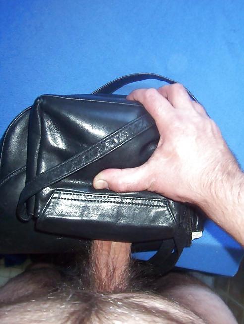 10P Fucking black leather purses