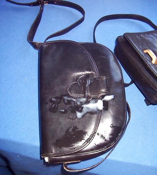 10P Fucking black leather purses
