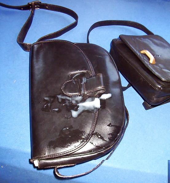 10P Fucking black leather purses