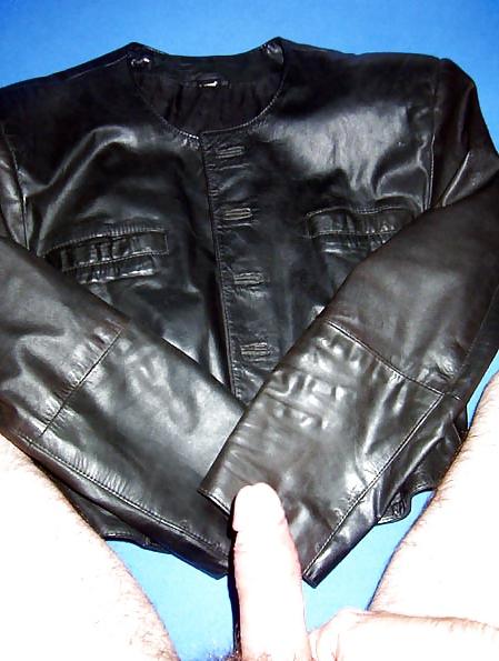 24P Black leather jacket 2