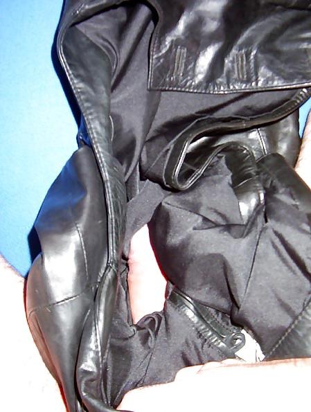 24P Black leather jacket 2