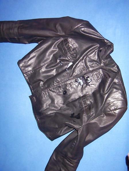 24P Black leather jacket 2