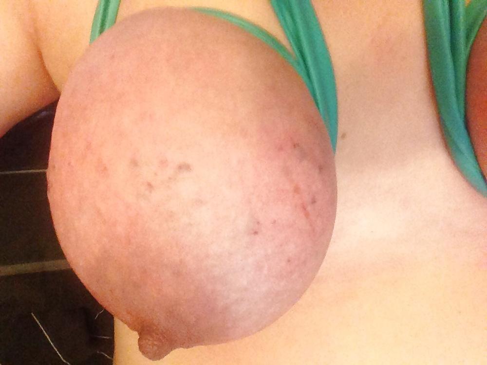 6P Tits hurt with studded leather paddle