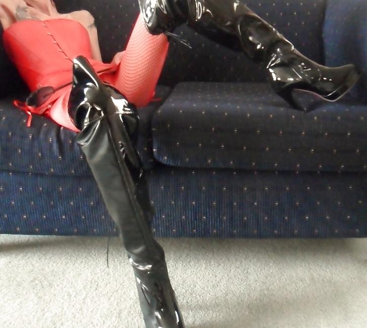 23P Red Leather Mistress