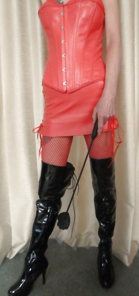 23P Red Leather Mistress