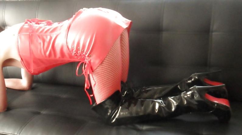23P Red Leather Mistress