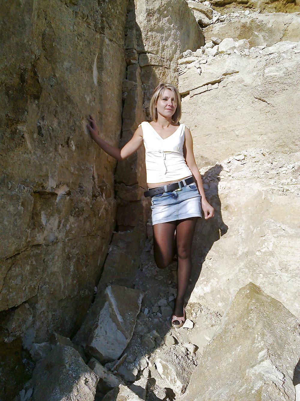 25P Nylon upskirt 39