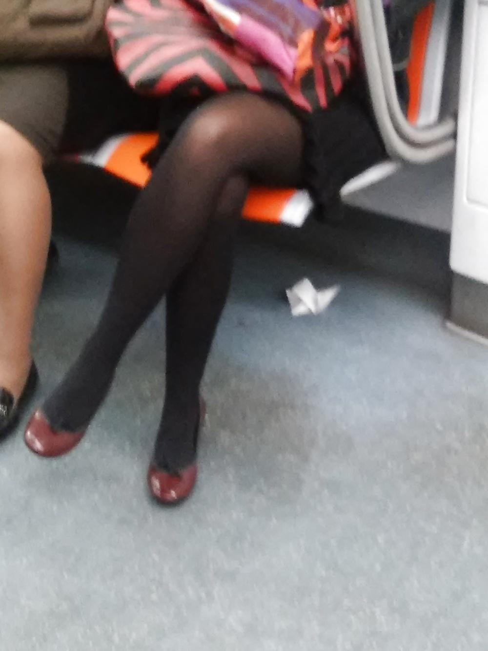 12P Italian (MILF) woman photographed in the subway (Italy) 2