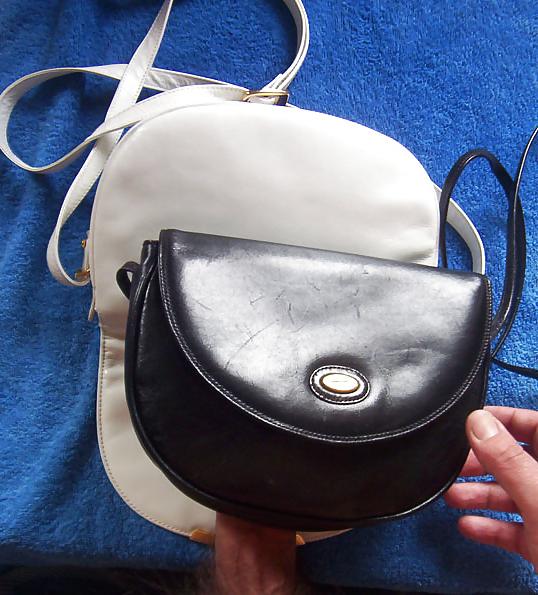 7P Fucked leather handbags