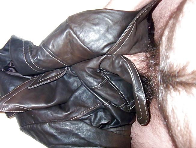 7P Leather jacket fucked
