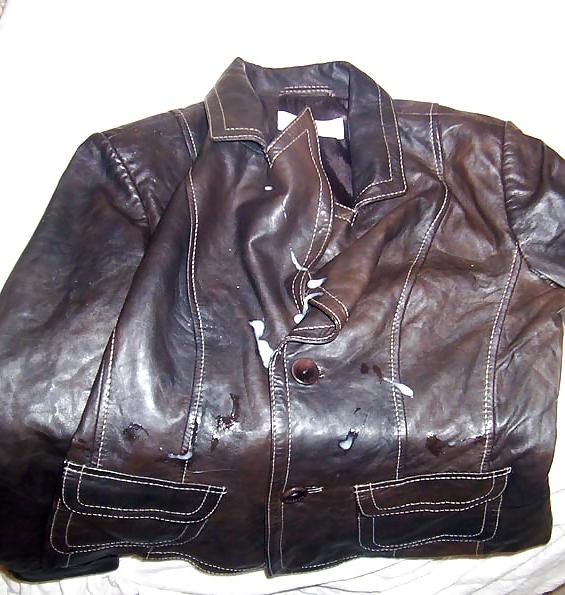 7P Leather jacket fucked
