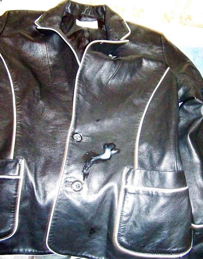 16P Hot leather jacket fucked