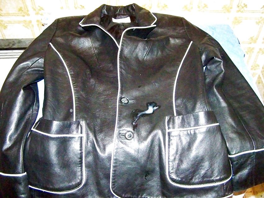 16P Hot leather jacket fucked