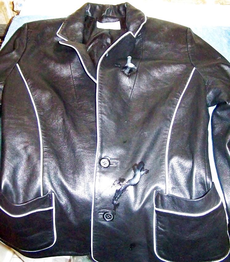 16P Hot leather jacket fucked