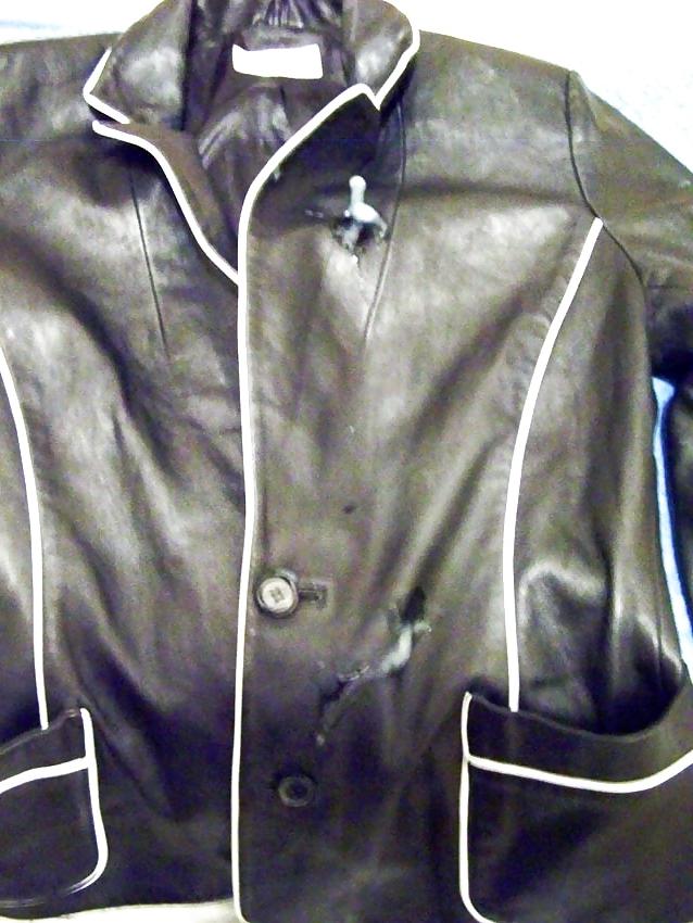 16P Hot leather jacket fucked