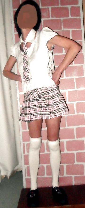 25P Naughty schoolgirl out fit