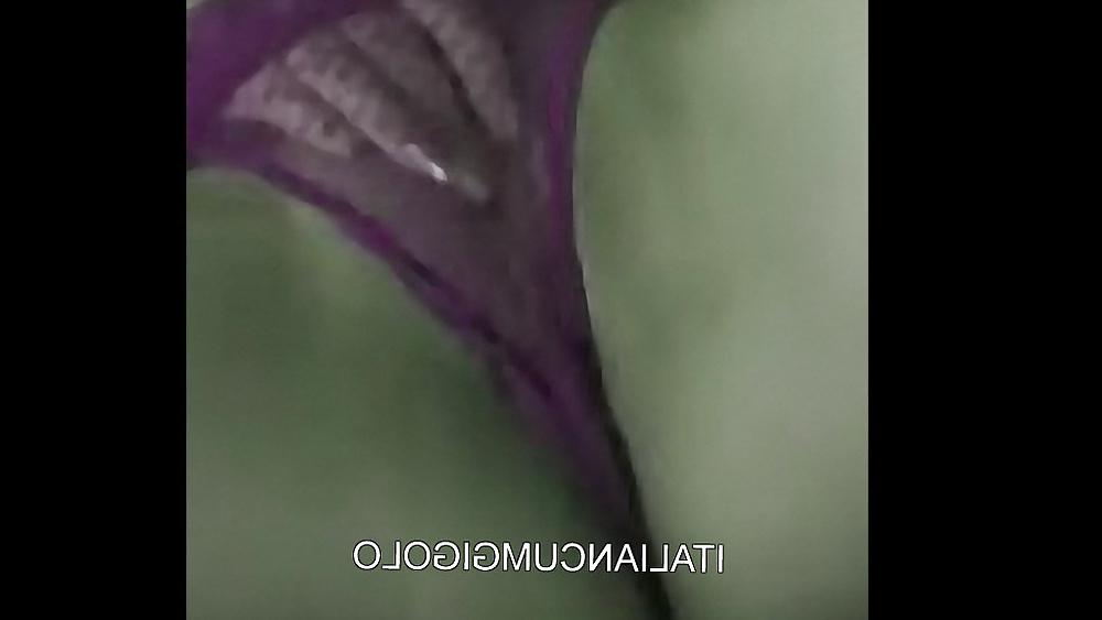 6P Cum filled at party - Italian MILF housewife double service