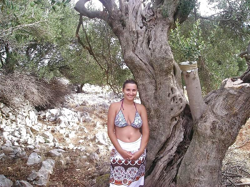 21P Busty beach milf