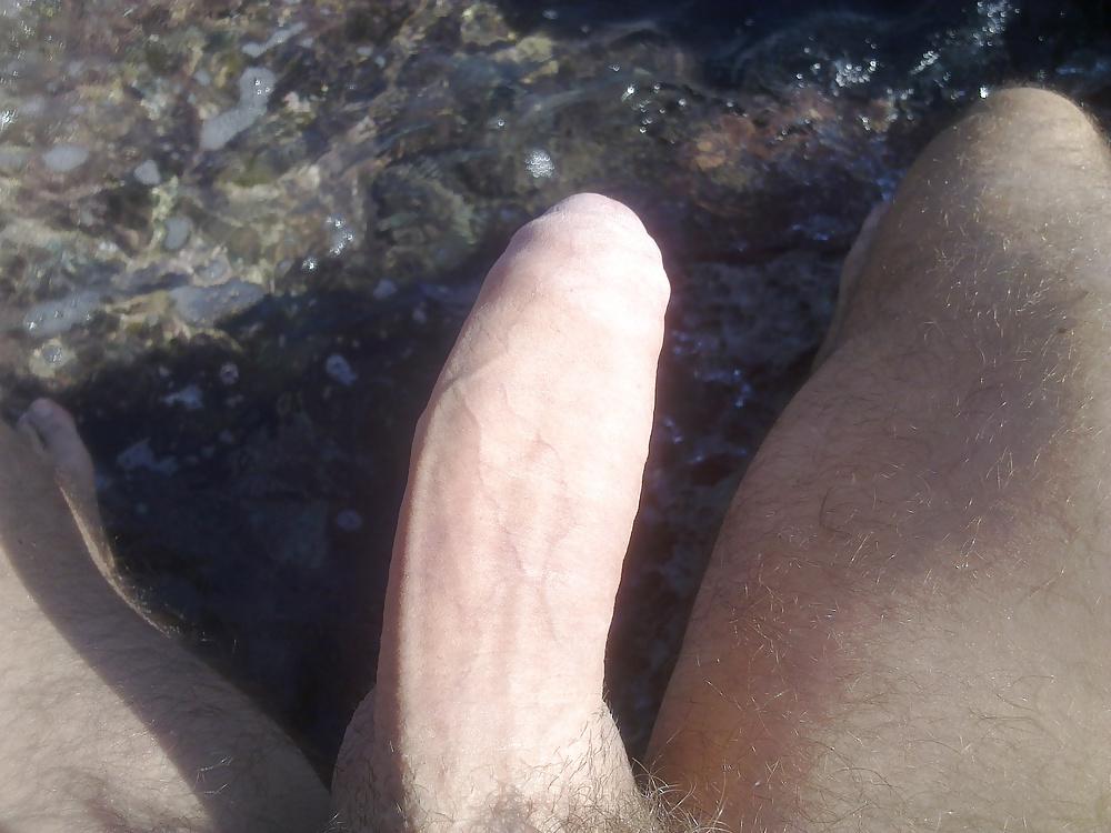 11P Nude and Hard on a Not Nude Beach