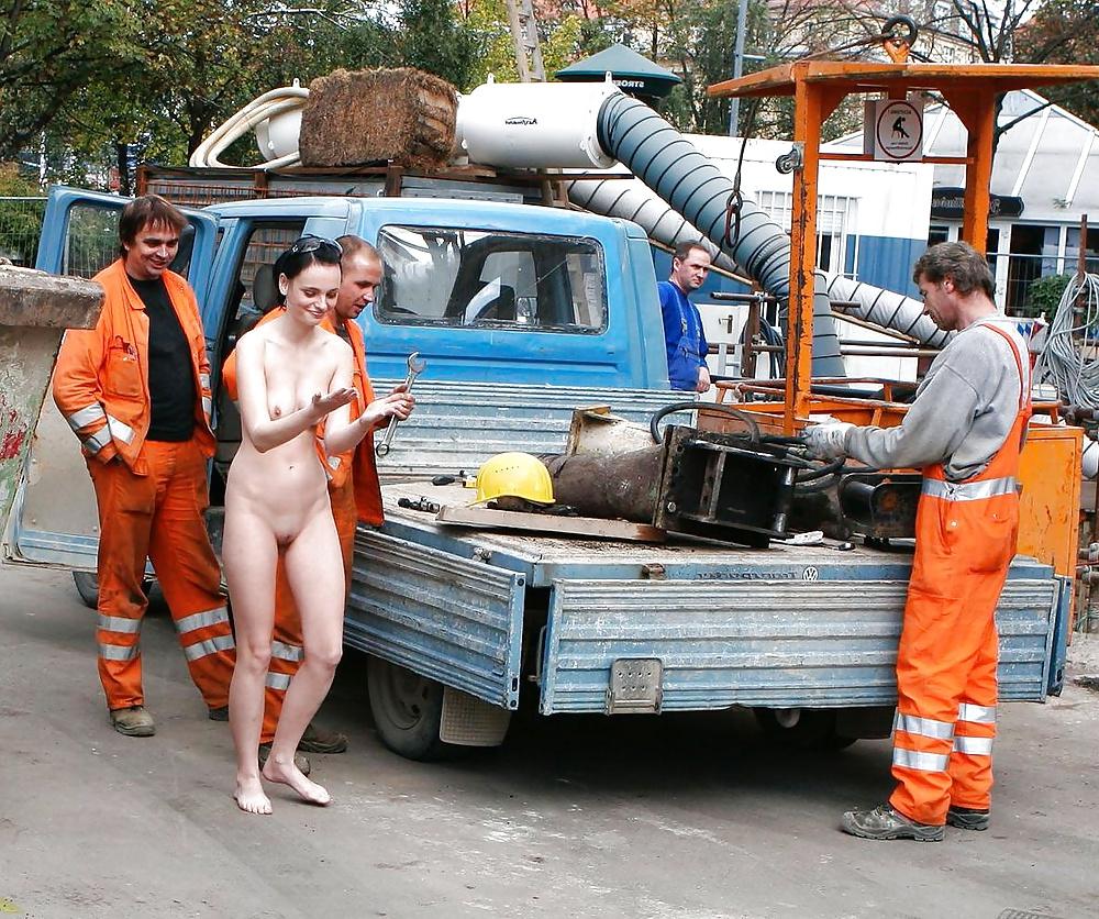 25P Teen, milf - exhib and public naked -