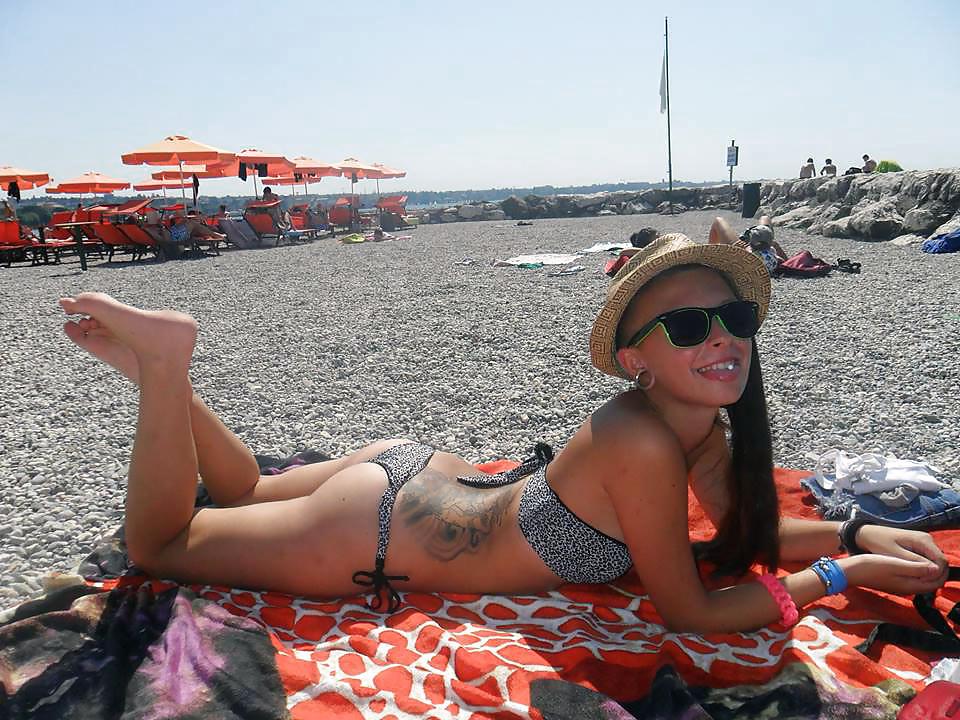 19P Sexy teens beach - 4