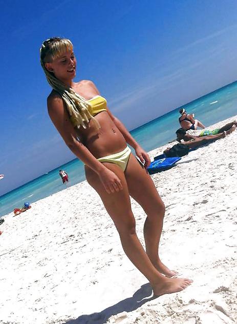 19P Sexy teens beach - 4