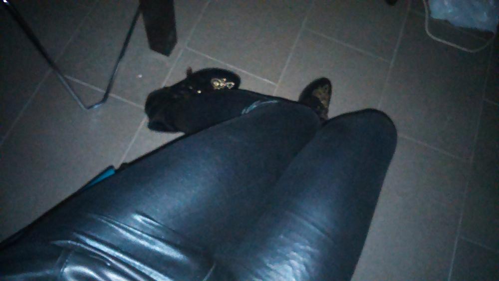 4P Leather Leggings