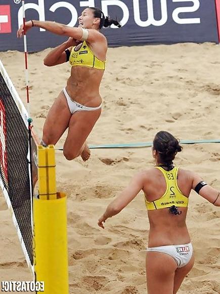17P Liliana Fernandez Beach Volleyball Player With a Huge Ass